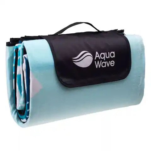 ⁨Koc piknikowy Aquawave Salva Blanket (kolor Niebieski, rozmiar 200 X 200)⁩ w sklepie Wasserman.eu