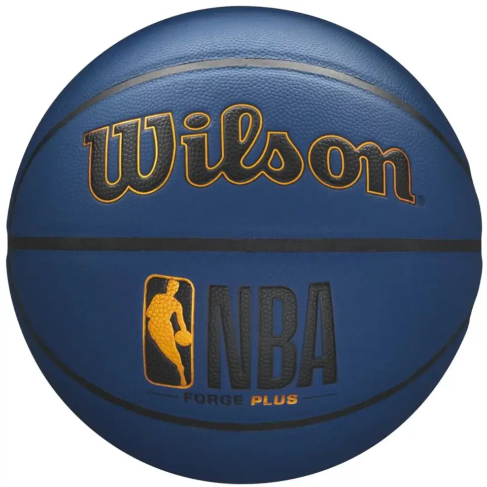 ⁨Piłka do koszykówki Wilson NBA Forge Plus Ball (kolor Granatowy, rozmiar 7)⁩ w sklepie Wasserman.eu