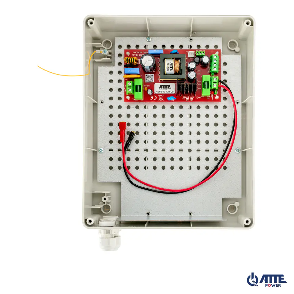 ⁨SMPS 12V 6A 72W Buffer Power Supply ATTE AUPS-70-120-L1⁩ at Wasserman.eu