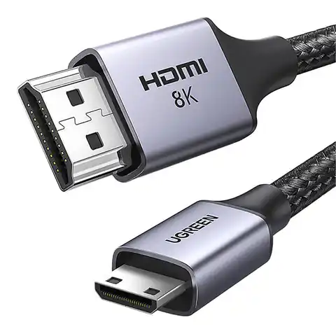⁨Kabel mini HDMI - HDMI 8K UGREEN HD163 1m⁩ w sklepie Wasserman.eu
