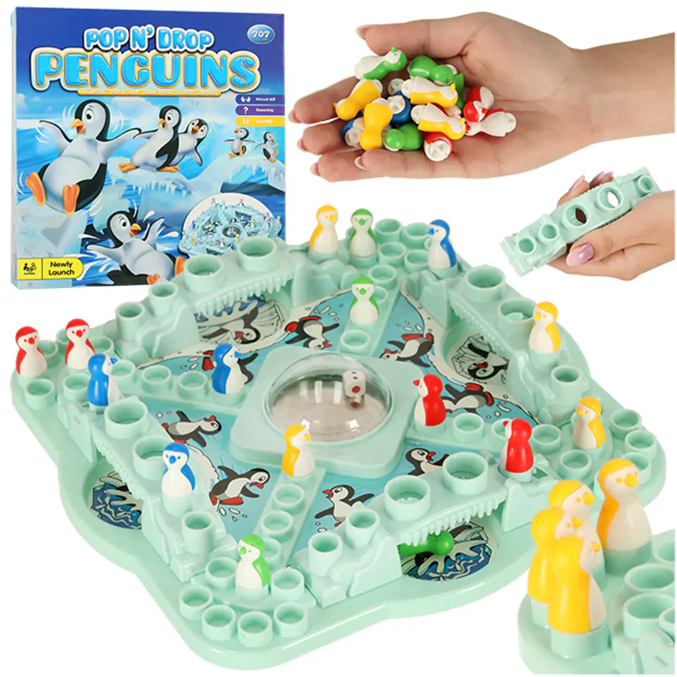 ⁨Board game penguin racing Chinese⁩ at Wasserman.eu