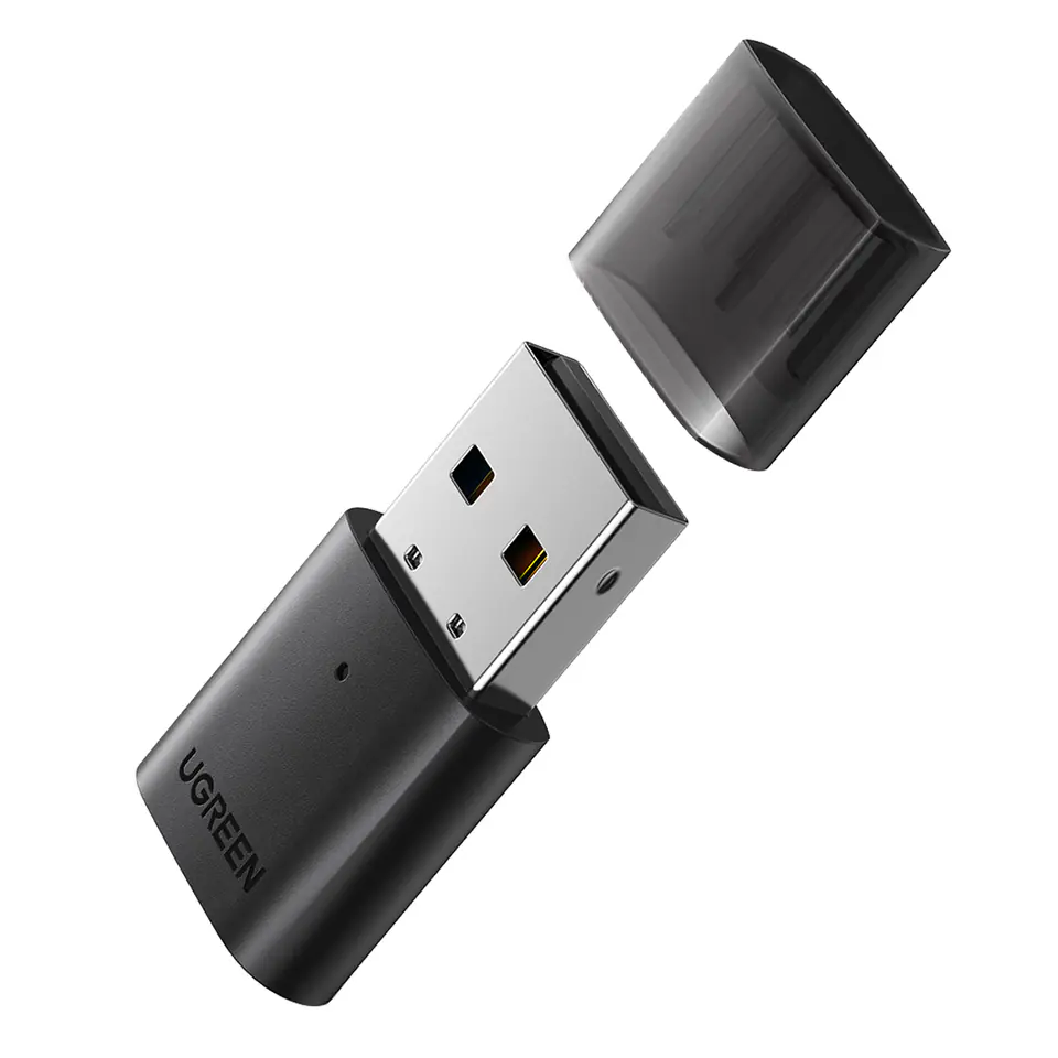 ⁨Ugreen adapter Bluetooth 5.0 USB-A czarny (CM390)⁩ w sklepie Wasserman.eu