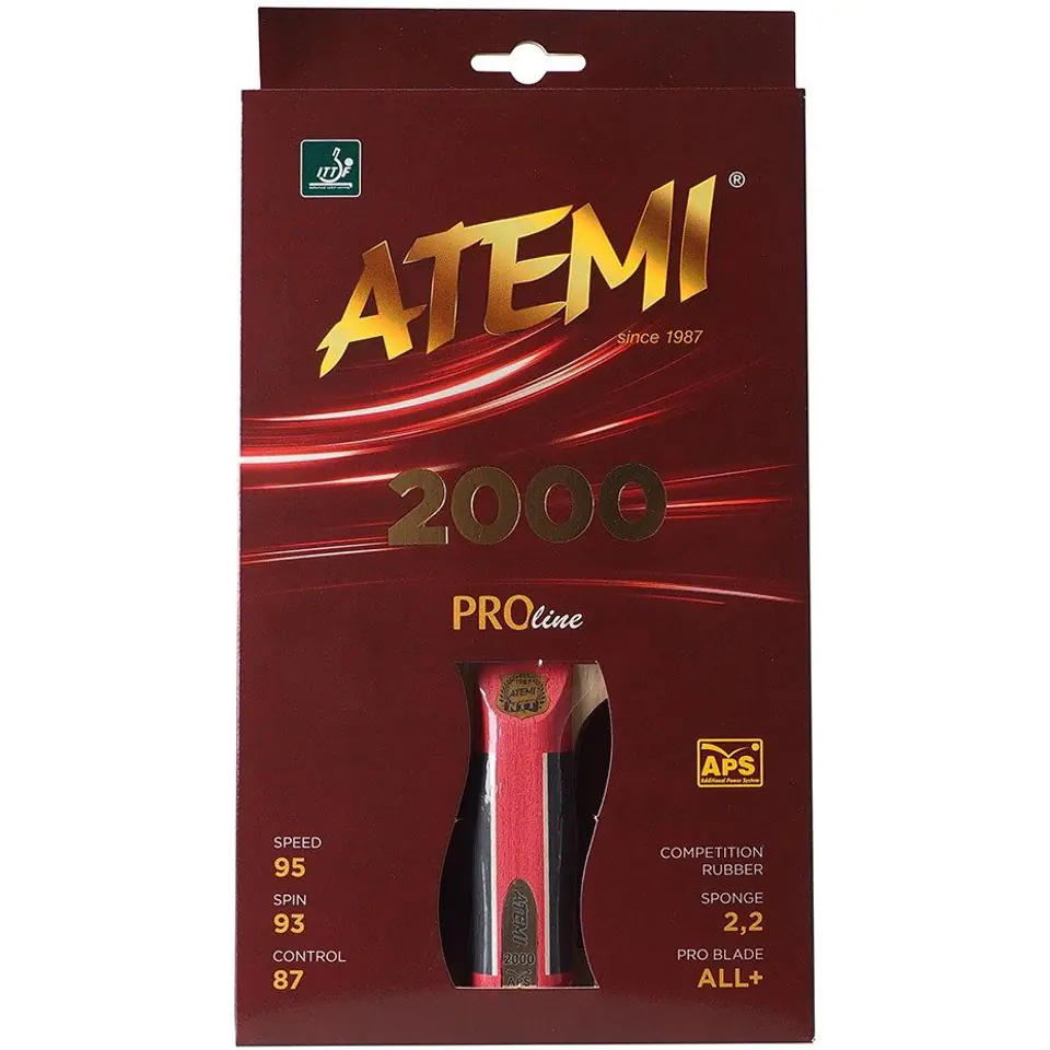 ⁨New Atemi 2000 Pro CONCAVEping pong racket⁩ at Wasserman.eu