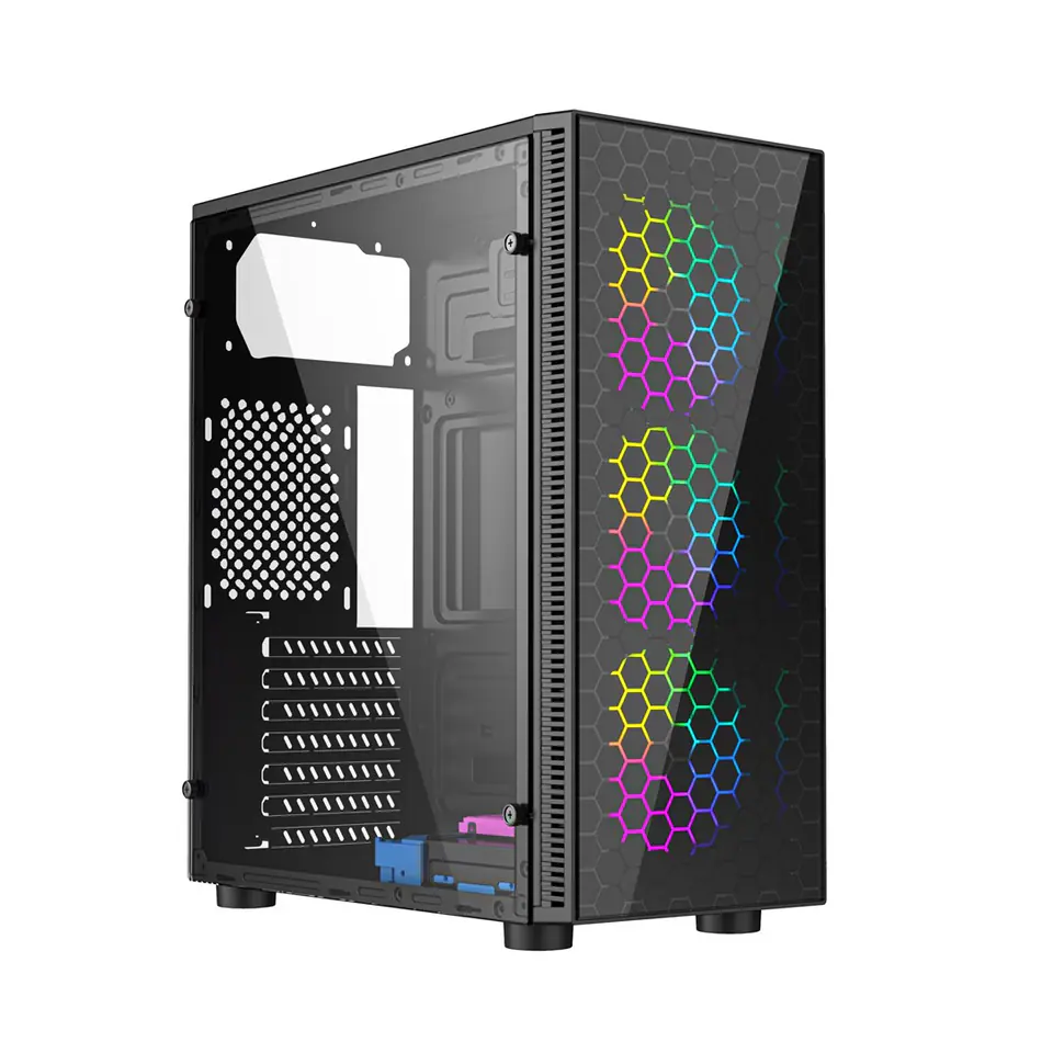 Gembird CCC-FC-500 Gaming ARGB case Fornax 500, black at Wasserman.eu