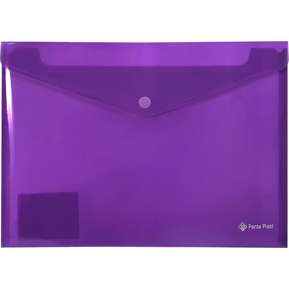 ⁨Teczka kopertowa A4 PP NEON FIOLETOWA 0410-0085-15 PANTA PLAST⁩ w sklepie Wasserman.eu