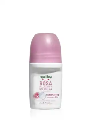 ⁨Equilibra Rosa Różany Dezodorant w kulce z kwasem hialuronowym 50ml⁩ w sklepie Wasserman.eu