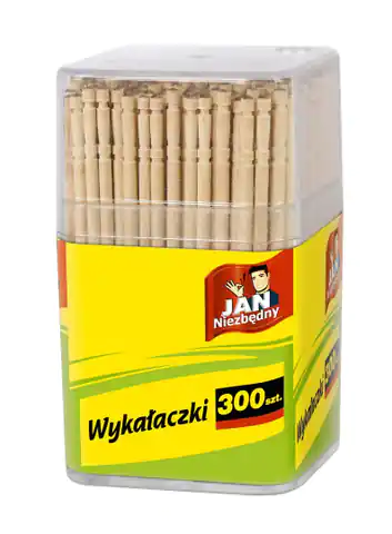 ⁨Sarantis Jan Niezbędny Wykałaczki pudełko 300szt⁩ w sklepie Wasserman.eu