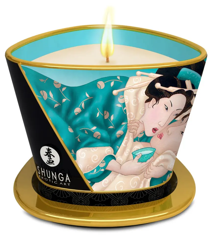 ⁨Islands Blossoms Massage Candle 170ml Shunga⁩ at Wasserman.eu