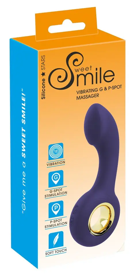 ⁨Korek analny z wibracjami 13,7cm Sweet Smile⁩ w sklepie Wasserman.eu