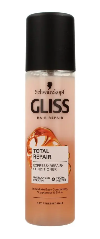 ⁨Schwarzkopf Gliss Total Repair Express Conditioner for dry and damaged hair 200ml⁩ at Wasserman.eu