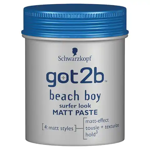 ⁨Schwarzkopf Got2b Beach Boy Mattifying Modeling Paste 100ml⁩ at Wasserman.eu