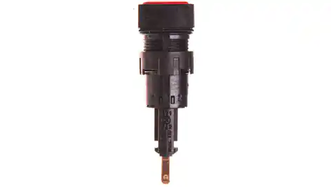 ⁨Lampka sygnalizacyjna 18x18mm czerwona 24V AC/DC Q18LF-RT/WB 088001⁩ w sklepie Wasserman.eu