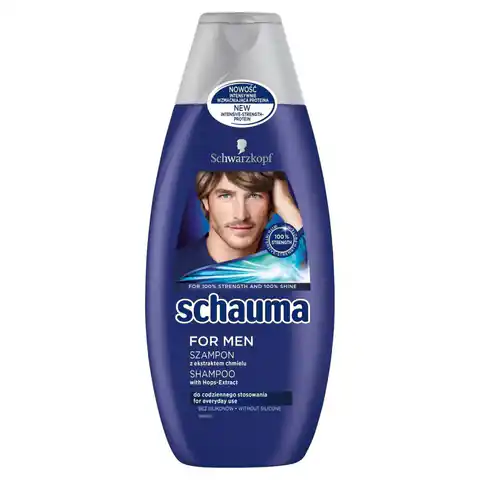 ⁨Schwarzkopf Schauma Szampon do włosów dla mężczyzn 400ml⁩ w sklepie Wasserman.eu