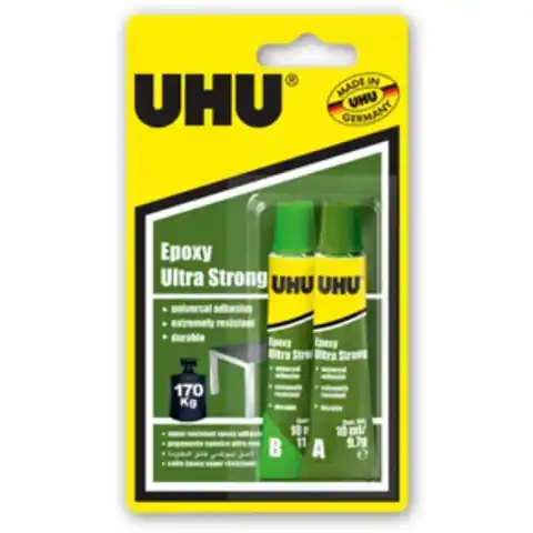 ⁨Two-component adhesive UHU Plus Epoxy Ultra Strong⁩ at Wasserman.eu