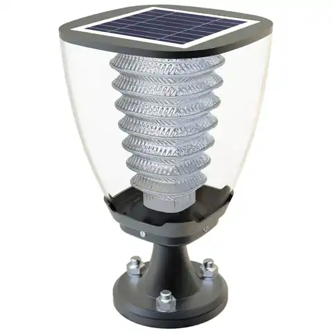 ⁨POWERNEED SOLARNA LAMPA OGRODOWA PEARL 100LM, CIEPŁE BIAŁE ŚWIATŁO LED X7, PANEL SOLARNY 1.6W, CZUJNIK ZMIERZCHOWY ESL-15H⁩ w sklepie Wasserman.eu