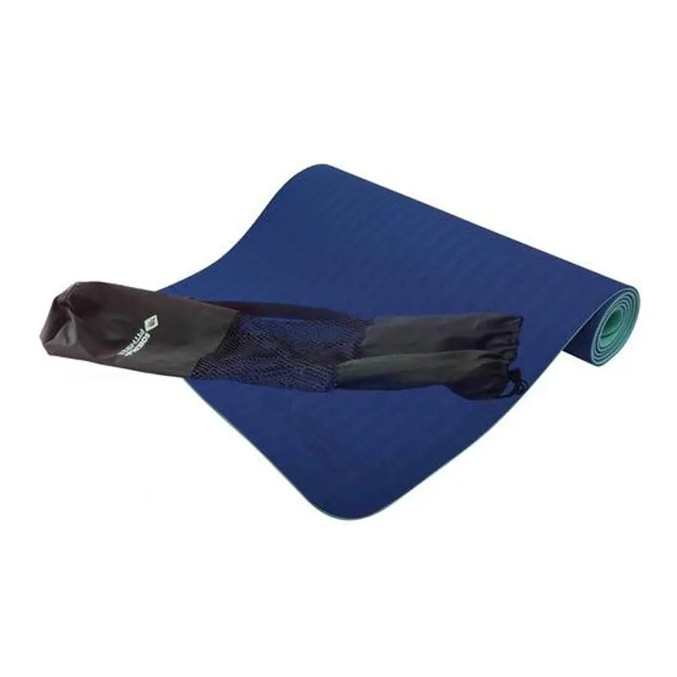 ⁨Schildkröt Fitness 960067 yoga mat navy blue, mint⁩ at Wasserman.eu