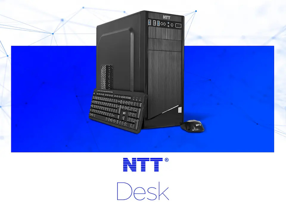 ⁨Komputer NTT Desk - i3 13100, 16GB RAM, 512GB SSD, WIFI, W11 Home⁩ w sklepie Wasserman.eu