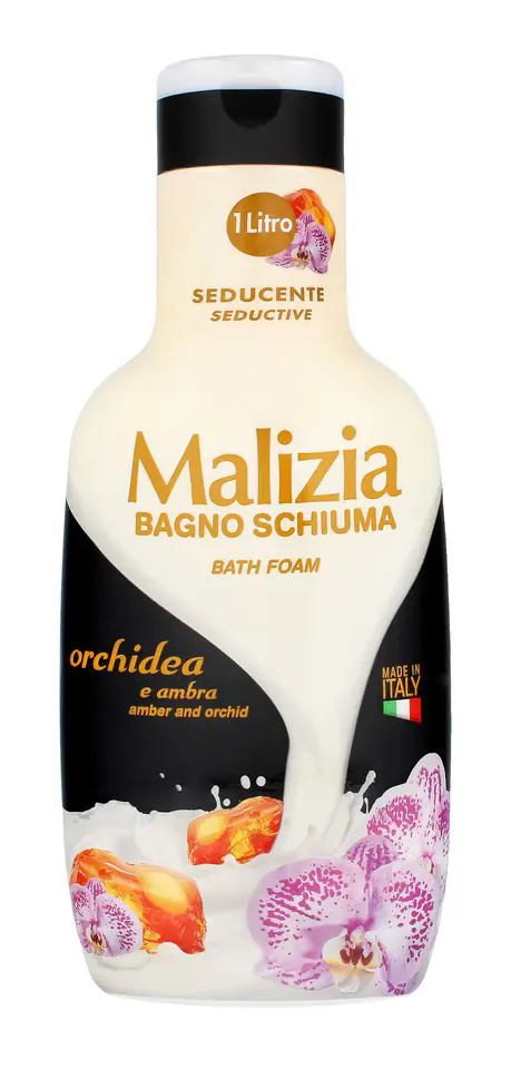 ⁨MALIZIA Płyn do kąpieli Amber & Orchid 1000 ml⁩ w sklepie Wasserman.eu