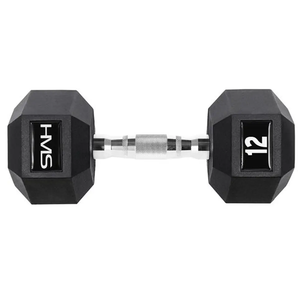 ⁨Dumbbell 12 kg HMS HEX-PRO 12⁩ at Wasserman.eu