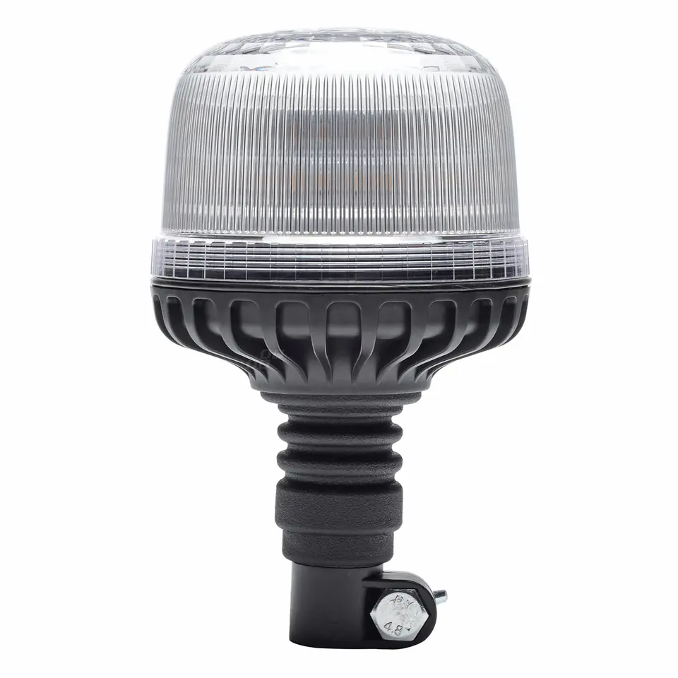 ⁨Lampa ostrzegawcza błyskowa kogut 24 led w25p 12v 24v amio-03338⁩ w sklepie Wasserman.eu