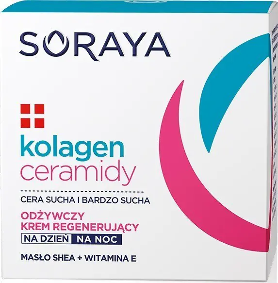 ⁨Soraya Kolagen Ceramidy Krem odżywczy regenerujący na dzień i noc 50ml⁩ w sklepie Wasserman.eu