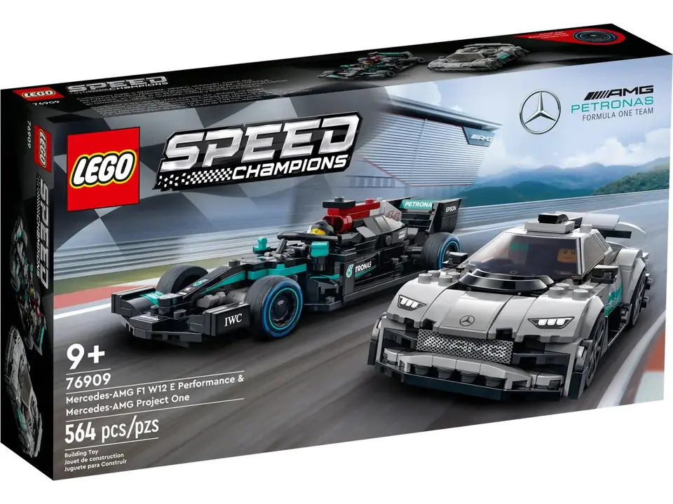 ⁨LEGO SPEED CHAMPIONS 76909 MERCEDES-AMG F1 W12 E PERFORMANCE & MERCEDES-AMG PROJECT ONE⁩ at Wasserman.eu