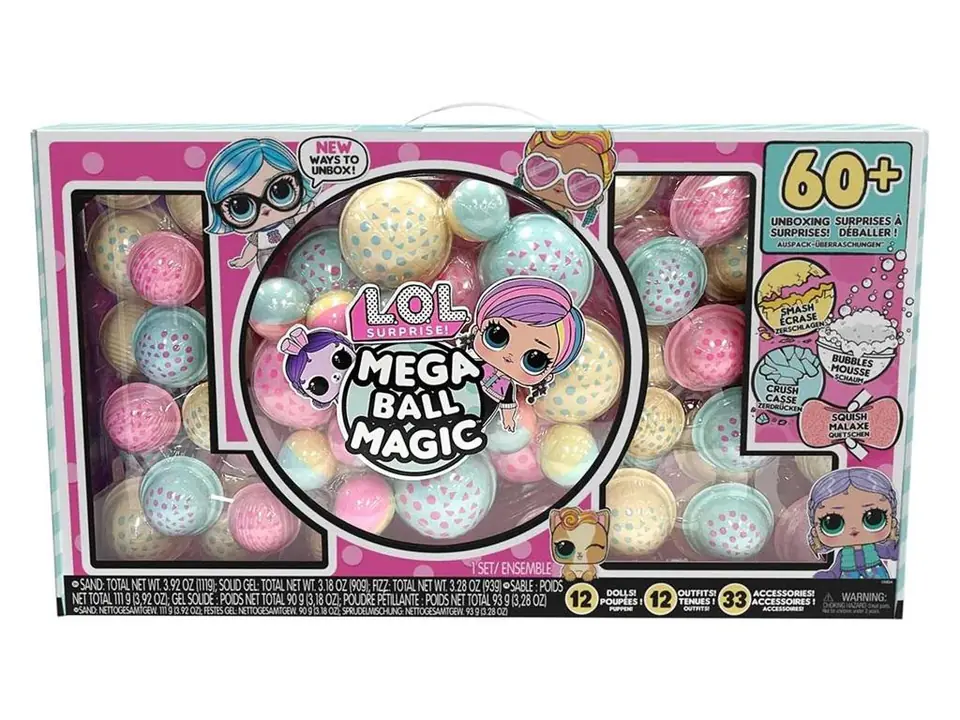 ⁨LOL Surprise Mega Ball Magic! 60 P2 Surprises 119951⁩ at Wasserman.eu