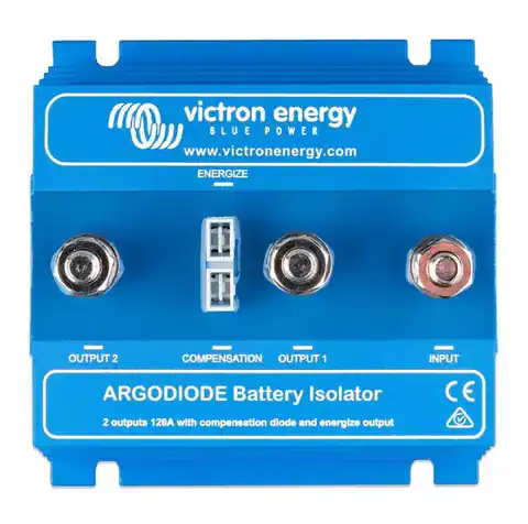 ⁨Victron Energy Argodiode diode battery isolator 120-2AC 2 batteries 120 A⁩ at Wasserman.eu