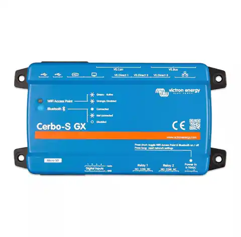 ⁨Victron Energy Cerbo-S GX control panel⁩ at Wasserman.eu