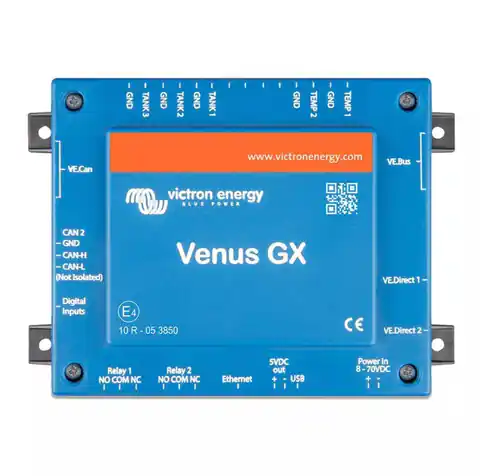 ⁨Victron Energy Venus GX control panel⁩ at Wasserman.eu