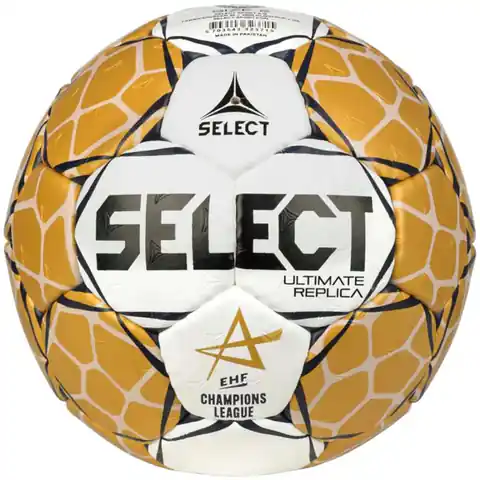 ⁨Piłka Select Champions League Ultimate Replica EHF Handball (kolor Złoty, rozmiar 3)⁩ w sklepie Wasserman.eu