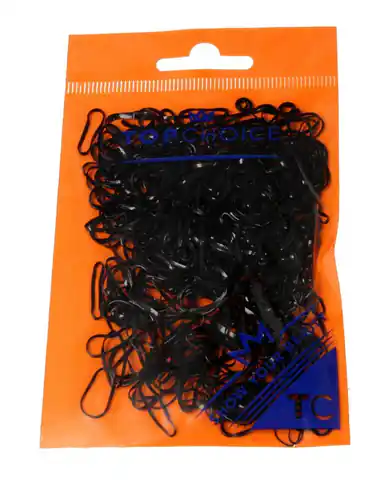 ⁨Top Choice Hair Banding Erasers Black (22722) 1 Op.-500pcs⁩ at Wasserman.eu