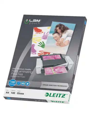 ⁨Leitz iLAM UDT A4 100 micron laminating film⁩ at Wasserman.eu