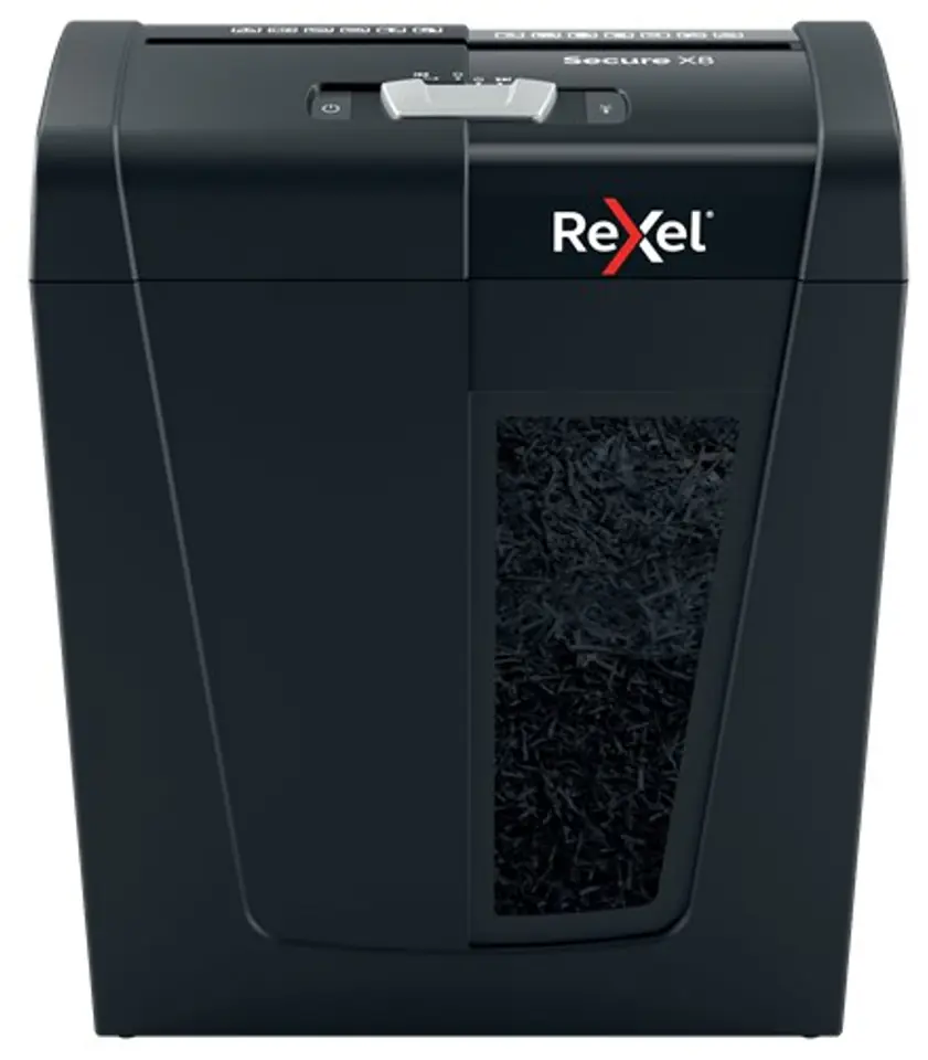 Rexel Secure X8 paper shredder Cross shredding 70 dB Black at Wasserman.eu
