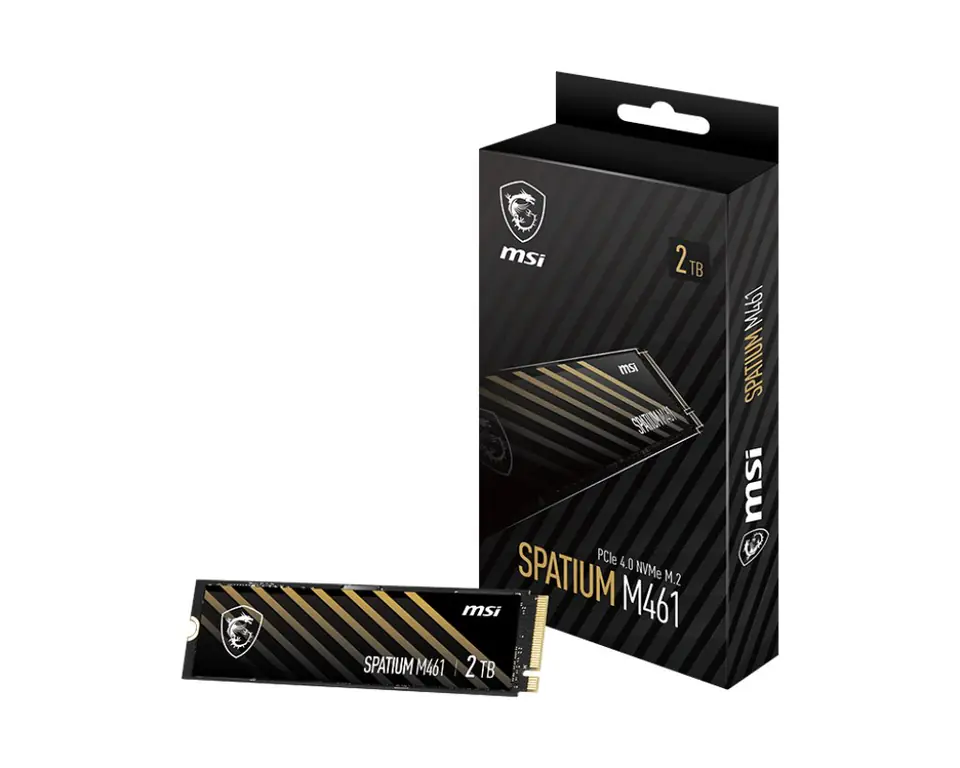 ⁨MSI S78-440Q550-P83 internal solid state drive M.2 2 TB PCI Express 4.0 3D NAND NVMe⁩ at Wasserman.eu