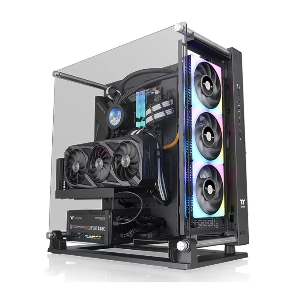 ⁨Thermaltake Core P3 TG Pro Midi Tower Black⁩ at Wasserman.eu