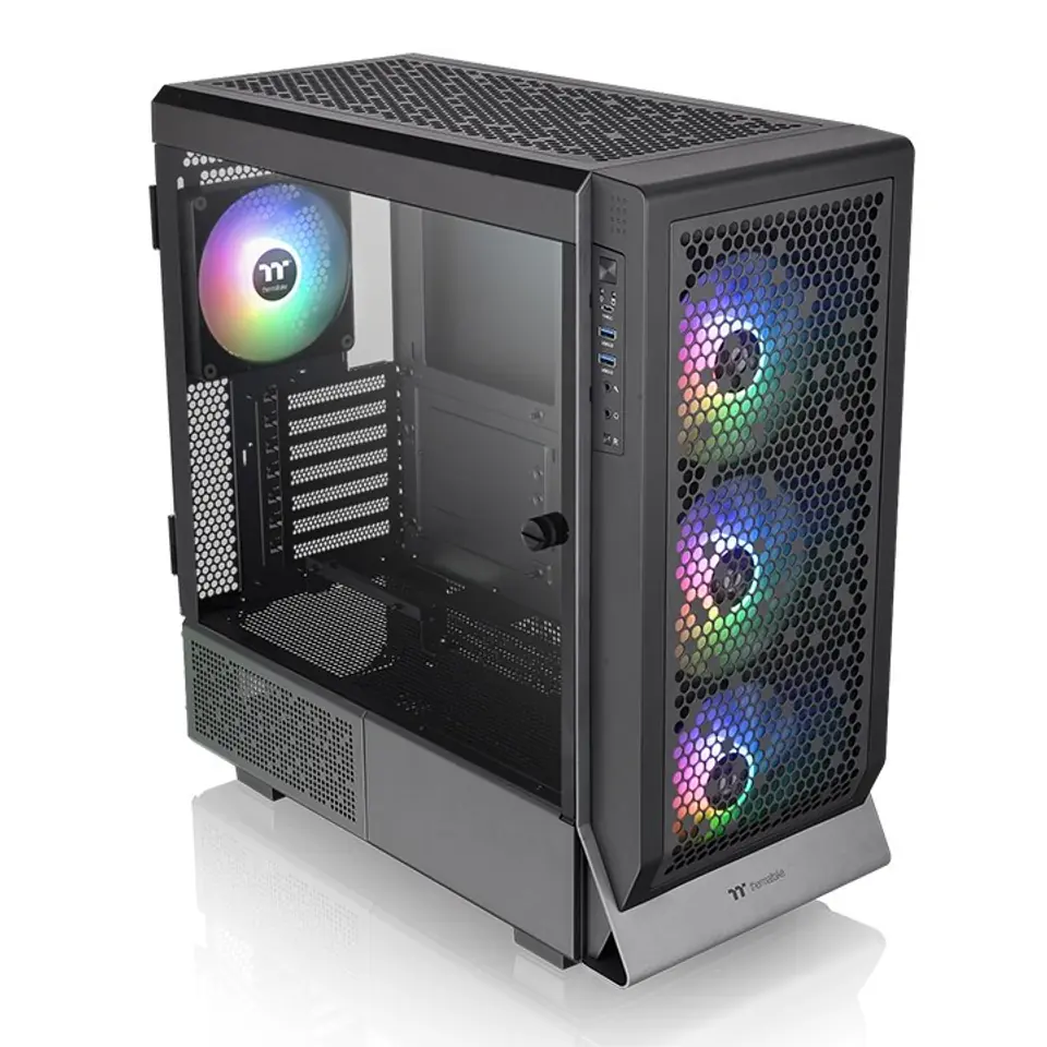 ⁨Thermaltake Ceres 500 TG ARGB Midi Tower Black⁩ at Wasserman.eu