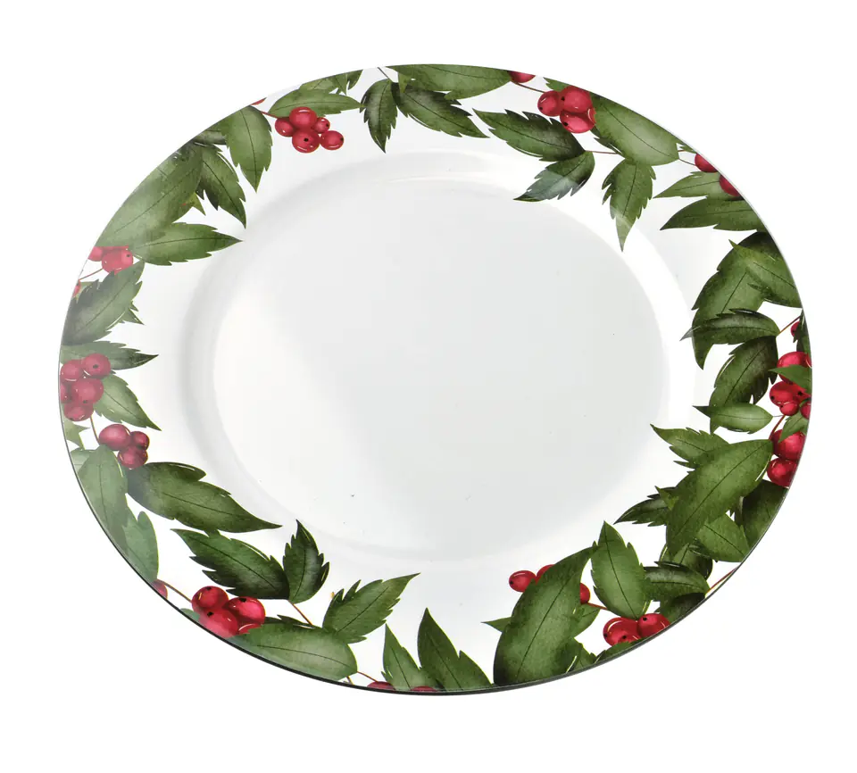 ⁨BLANCHE FESTIVE Podtalerz artykuł dekoracyjny 33xh2cm⁩ w sklepie Wasserman.eu