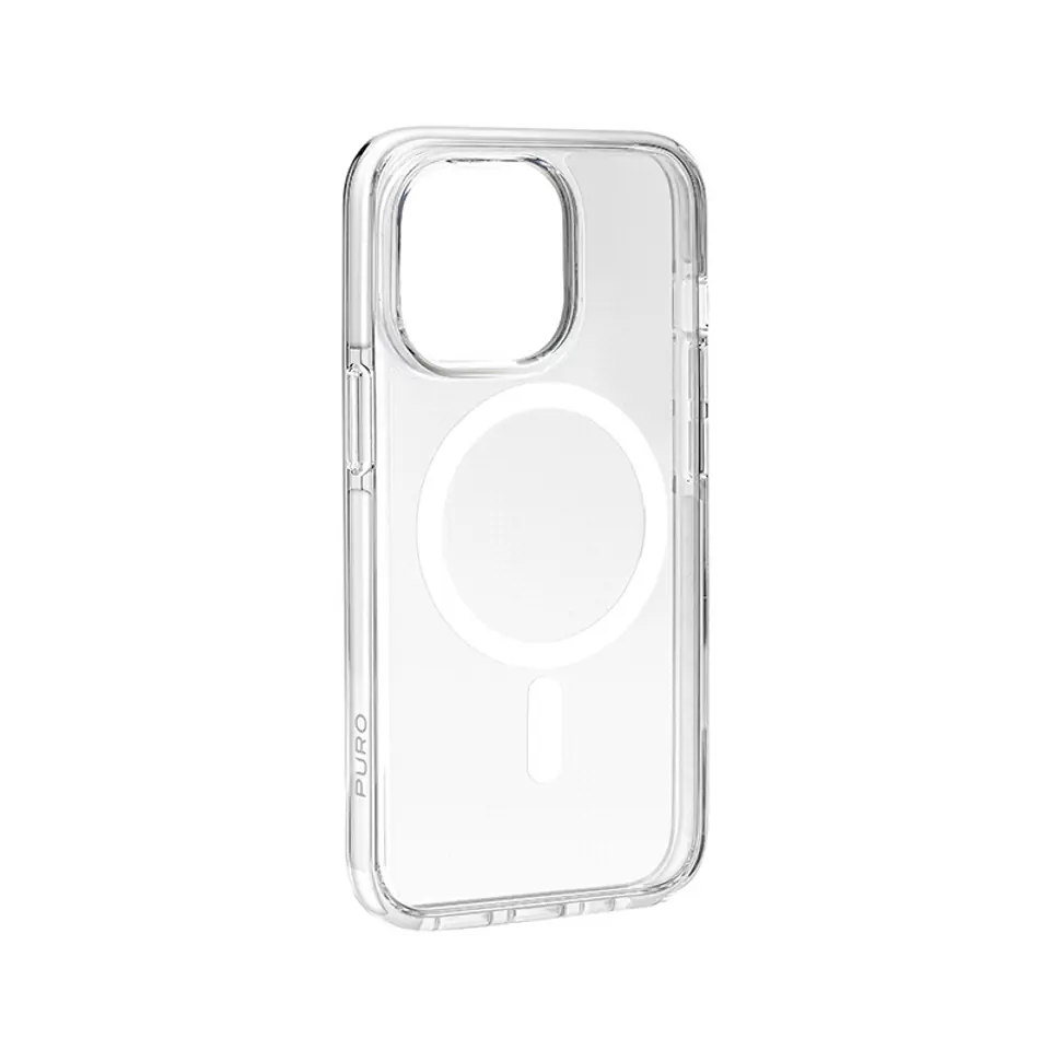 ⁨PURO LITEMAG PRO - Etui iPhone 15 Pro MagSafe (przezroczysty)⁩ w sklepie Wasserman.eu