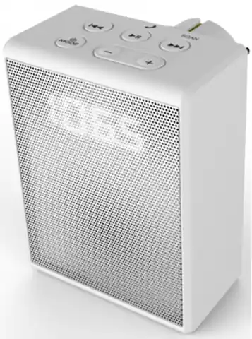 ⁨RADIO FM BS-817 W wyświetlacz cyfrowy LED białe ART funkcja  bluetooth⁩ w sklepie Wasserman.eu