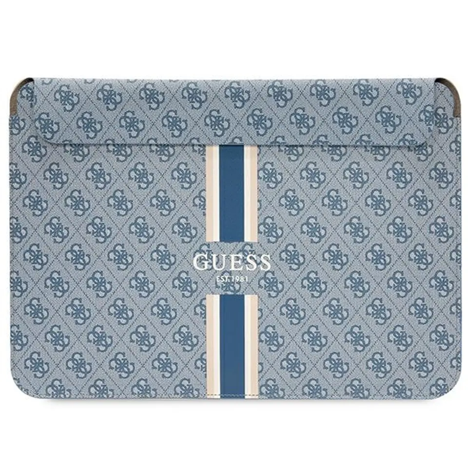 Guess Sleeve GUCS16P4RPSB 16" niebieski/ blue 4G Printed Stripes w sklepie Wasserman.eu