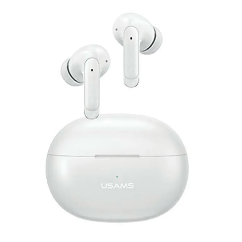 ⁨USAMS Słuchawki Bluetooth 5.3 TWS X-don series ENC bezprzewodowe biały/white BHUENCXD02 (US-XD19)⁩ w sklepie Wasserman.eu