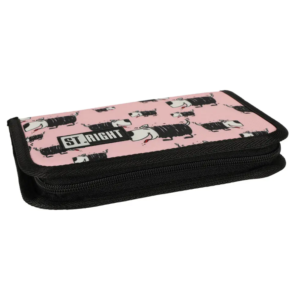 ⁨DOUBLE FLAP PENCIL CASE WITHOUT EQUIPMENT DOGS PC-03⁩ at Wasserman.eu