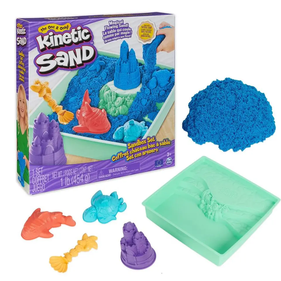 ⁨Kinetic Sand - zestaw piaskownica⁩ w sklepie Wasserman.eu