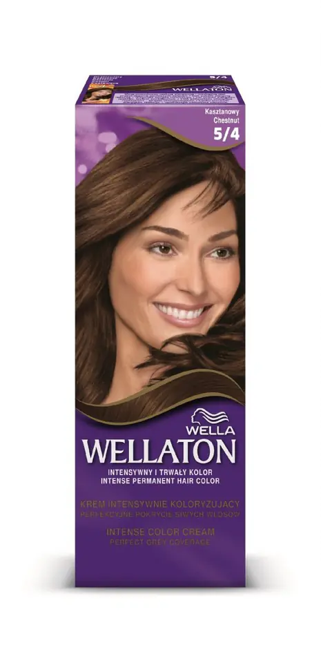 ⁨Wella Wellaton Intensive coloring cream No. 5/4 Chestnut 1op.⁩ at Wasserman.eu