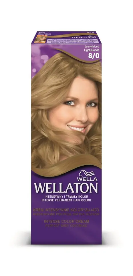 ⁨Wella Wellaton Intensive Coloring Cream No. 8/0 Light Blond 1op.⁩ at Wasserman.eu