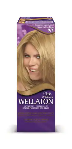 ⁨Wella Wellaton Krem intensywnie koloryzujący nr 9/1 Rozświetlony Popielaty Blond 1op.⁩ w sklepie Wasserman.eu