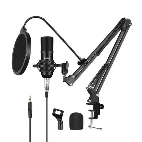 ⁨Mikrofon pojemnościowy Puluz PU612B Studio Broadcast⁩ w sklepie Wasserman.eu