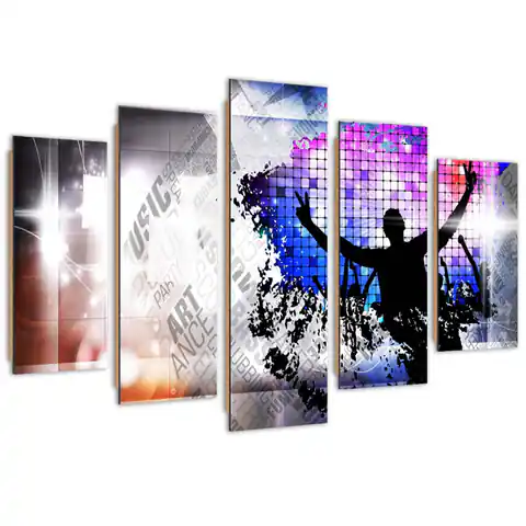⁨Obraz pięcioczęściowy Deco Panel, Art dance (Rozmiar 100x70)⁩ w sklepie Wasserman.eu