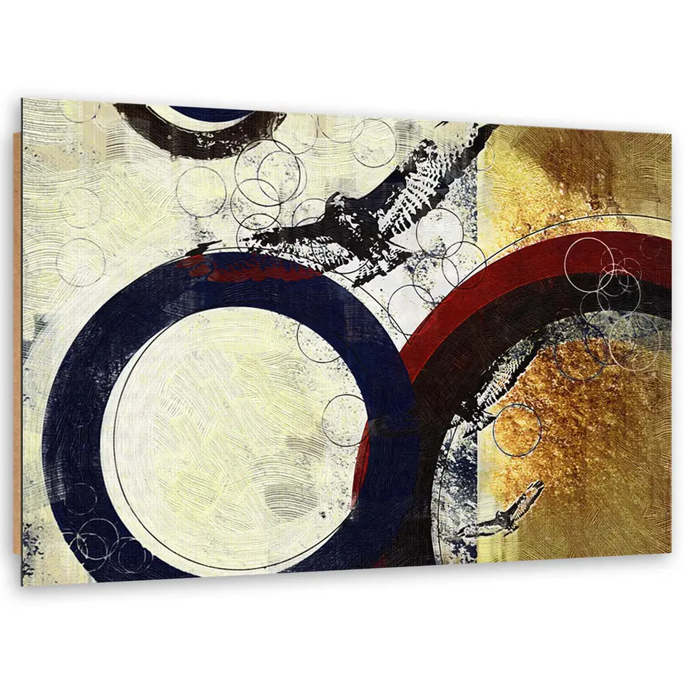 ⁨Obraz Deco Panel, Brązowa abstrakcja (Rozmiar 100x70)⁩ w sklepie Wasserman.eu